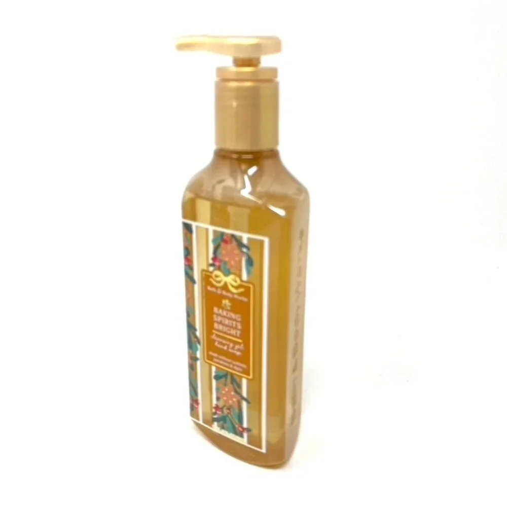 Bath & Body Works Baking Spirits Bright Cleansing Gel Hand Soap 8 Fl Oz x 3 - Picture 6 of 7